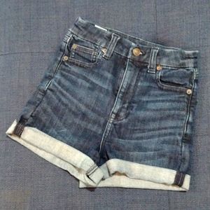 American Eagle- Shorts 00 curvy super hi rise shortie Nwot Shorts Cute New
